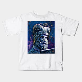 Geoffrey of Monmouth Portrait | Geoffrey of Monmouth Artwork 5 Kids T-Shirt